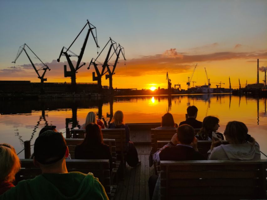 Gdańsk: Sunset Cruise on a Historic Polish Boat - Starting near the former Gdańsk Shipyard