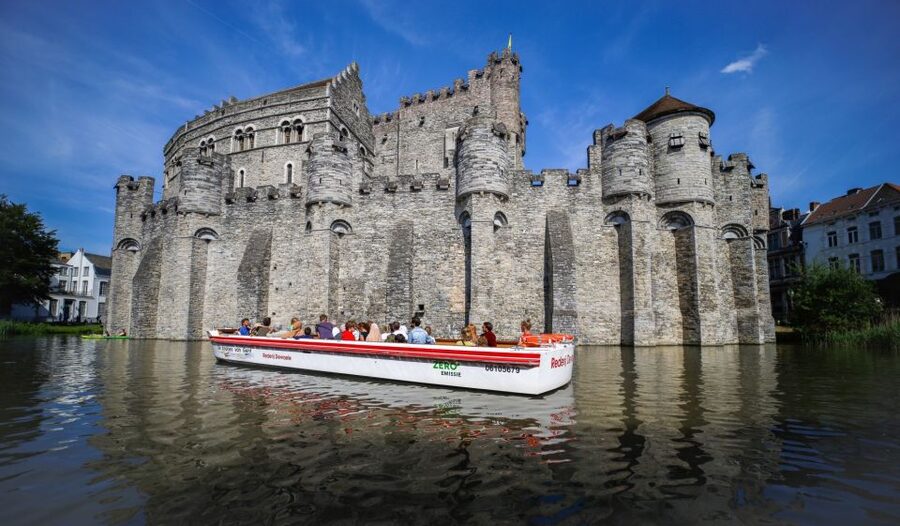 Ghent: 40 Minute Medieval Center Guided Boat Tour - Churches, monasteries, and the city’s older layers