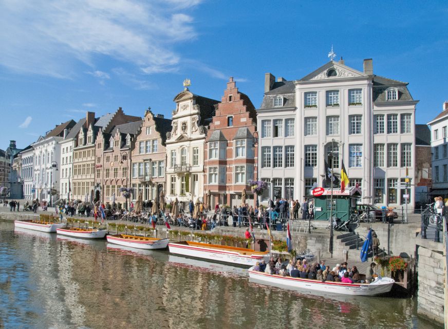Ghent: 40 Minute Medieval Center Guided Boat Tour - Weather, comfort, and accessibility