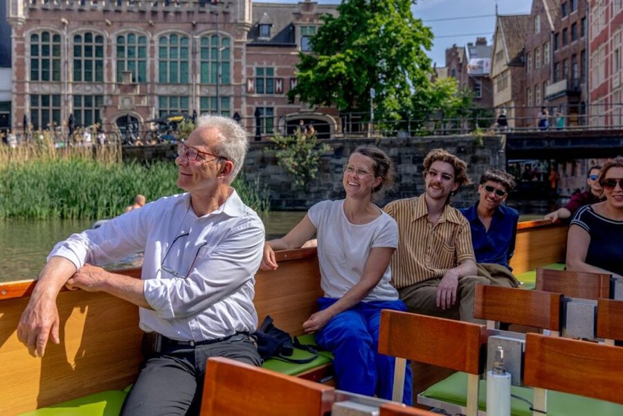 Ghent: 50-Minute Medieval Center Guided Boat Trip - Graslei and the old mercantile waterfront