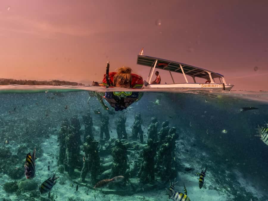 Gili Trawangan: Gili Islands Sunset Boat Tour and Snorkeling - A short sunset trip with plenty packed in