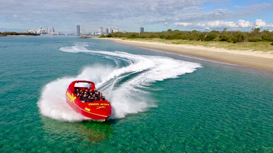 Gold Coast: 55-Minute Extreme Jet Boat Ride - Surfers Paradise from the water