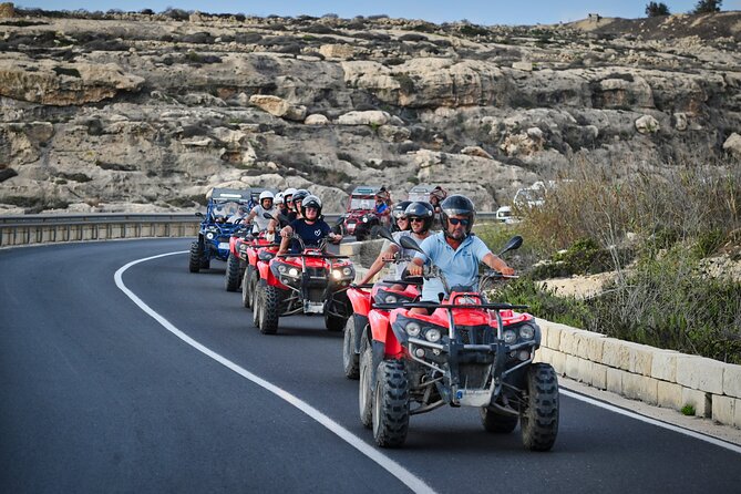 Gozo Full-Day Quad Tour with Private Boat to Gozo & return - Xwejni Salt Pans and Marsalforn Bay