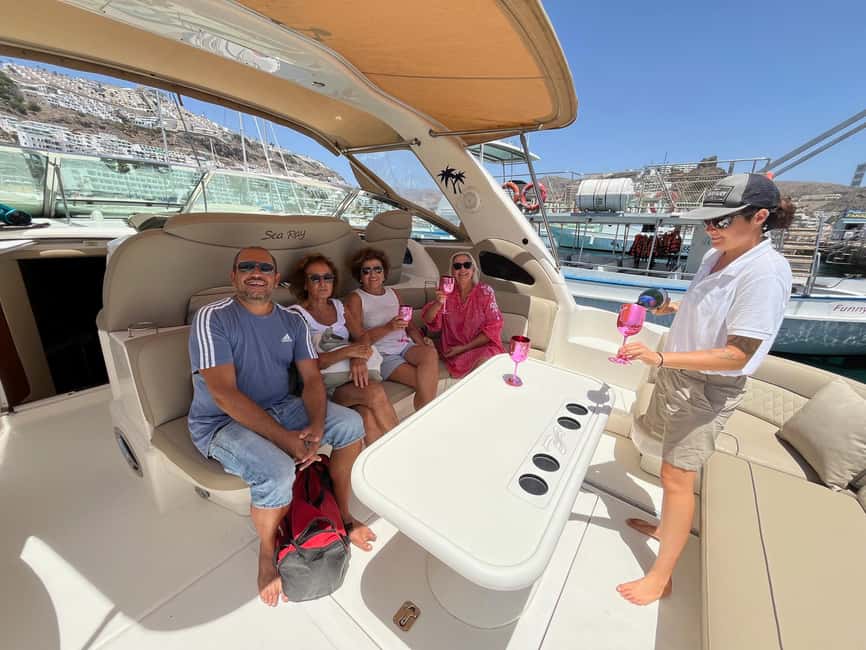 Gran Canaria: Shared yacht trip with drinks, lunch, and snorkeling - Perchel Cove and the long swim stop