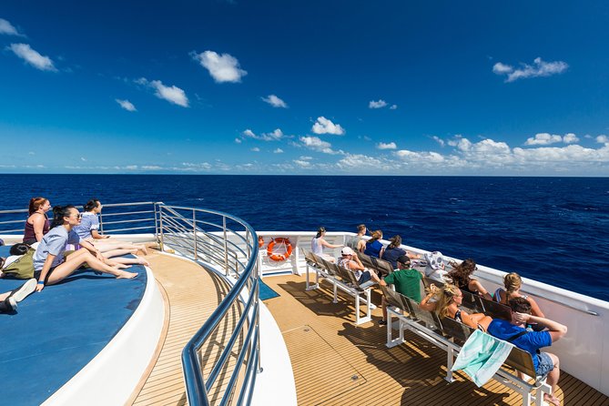 Great Barrier Reef Snorkeling and Diving Cruise from Cairns - The optional scuba session and helicopter view