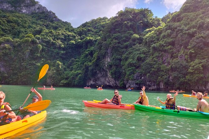 Ha Long Bay Cruise Day Tour - Cave, Kayaking, Swimming & Lunch - Boarding at Tuan Chau Port