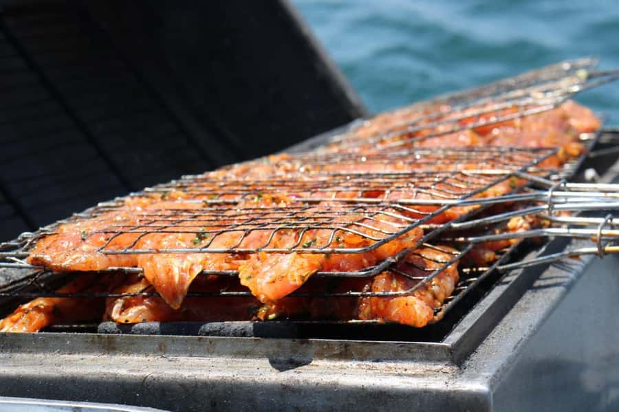 Half-Day Boat Trip in Agadir: Fishing, Fish BBQ & Swimming - Swimming in the Atlantic while lunch is prepared