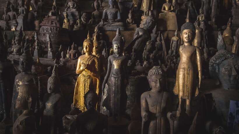 Half Day Mekong Cruise to Pak Ou Caves (Morning / Afternoon) - Inside Pak Ou Caves and the Buddha images