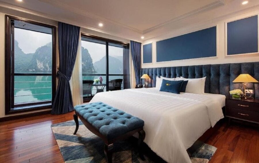 Hanoi: 2-Day Halong & Lan Ha Bay 5-Star Cruise with Balcony - Your balcony cabin and the value of $188