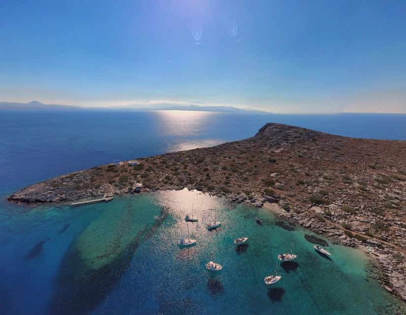 Heraklion: Sailboat Cruise to Dia Island with Drinks & Lunch - What happens at Dia Island