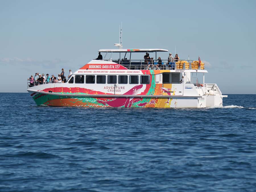 Hervey Bay: Sunset Cruise to Great Sandy Marine Park - Leaving Hervey Bay as the light softens