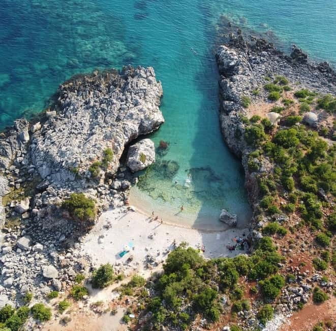 Himara: Albanian Riviera Boat Tour with Swimming stops - Pigeons Cave gives you the longest water break