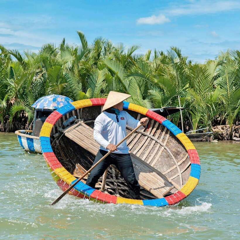 Hoi An: Coconut Basket Boat Ride by Hangcoconut - Why the round bamboo boat is the star