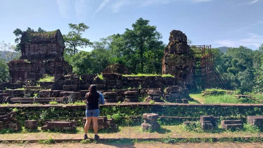 Hoi An: My Son Sanctuary, Rice Paper, Boat Trip & Lunch - Making rice paper in a local home
