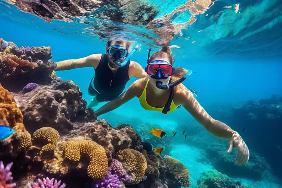 Hurghada: 3 Islands, Dolphins & Snorkel Yacht Trip w/ Lunch - Orange Bay brings the beach and photo time