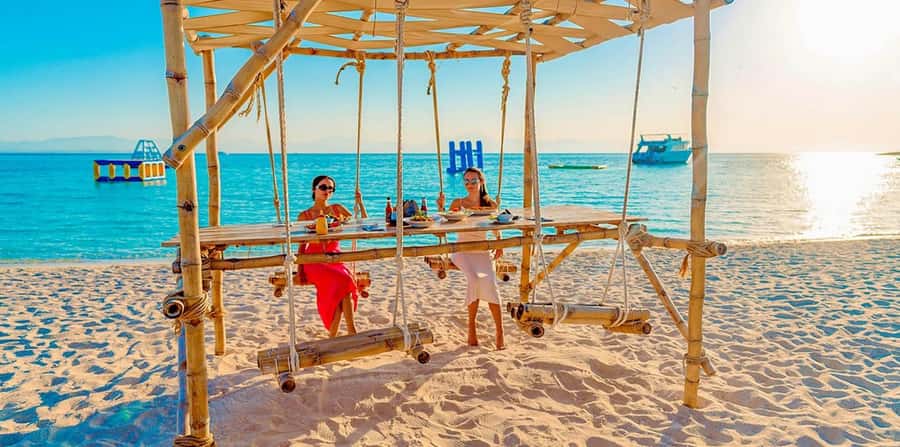 Hurghada: Hula Hula Cruise with Lunch, Massage, & Snorkeling - A Red Sea day built around Hula Hula Island