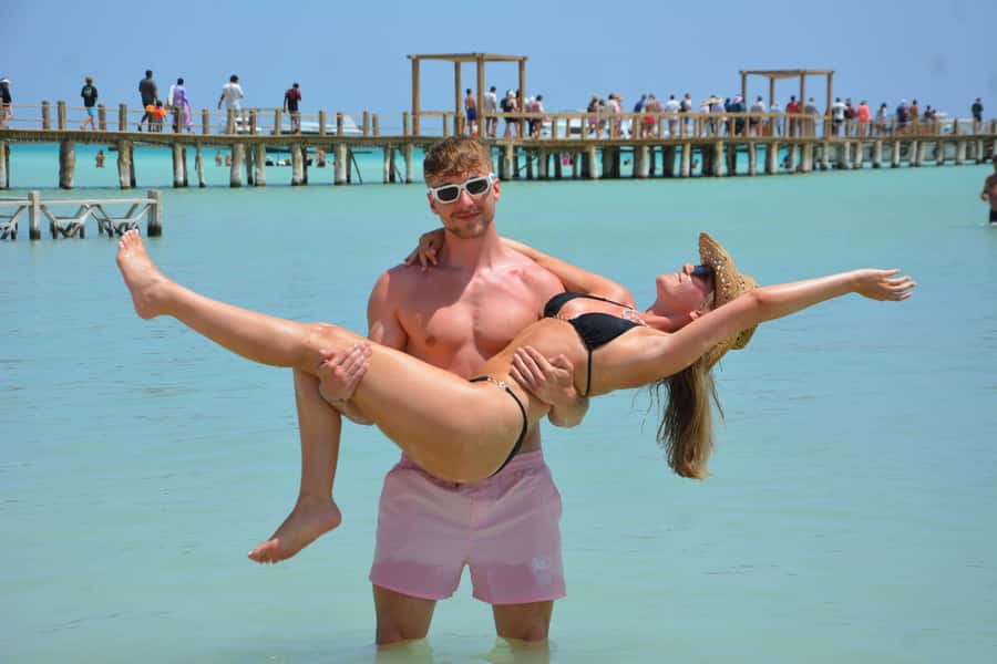 Hurghada: Orange Bay Island Boat Trip w/ Breakfast and Lunch - A Full Red Sea Day for $34