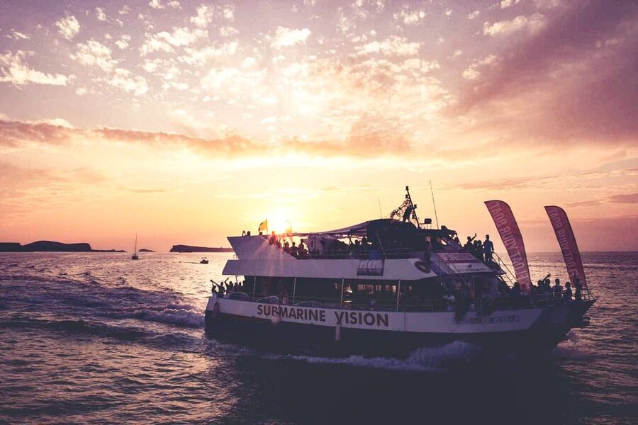 Ibiza: Beach Hopping Cruise w/ Paddleboard, Food, & Drinks - The secluded bay is the activity center