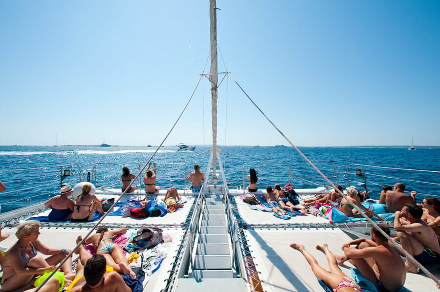 Ibiza: Catamaran Cruise to Formentera with Meal and Drinks - What the $108 price really covers