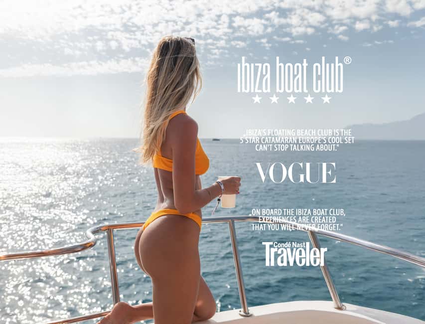Ibiza: Half Day Pass at Ibiza Boat Club with Brunch & Drinks - Key points to know before booking