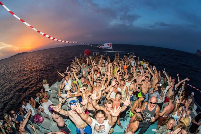 Ibiza: Sunset Boat Party Cruise with DJs with 2 Clubs - Useful timing and packing advice