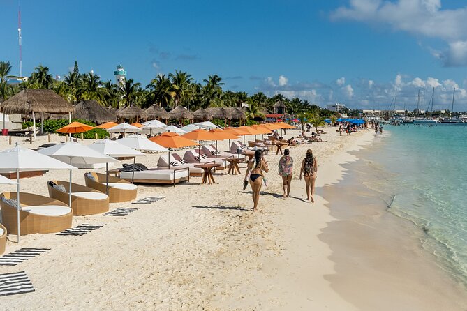 Isla Mujeres Cruise with Beach Club, Snorkel, Lunch and Open Bar - Playa Norte and the clearest water of the day