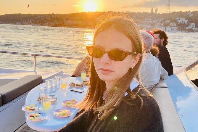 Istanbul Bosphorus Sunset Cruise on Luxury Yacht - Rumeli Fortress and the narrowest stretch of the strait