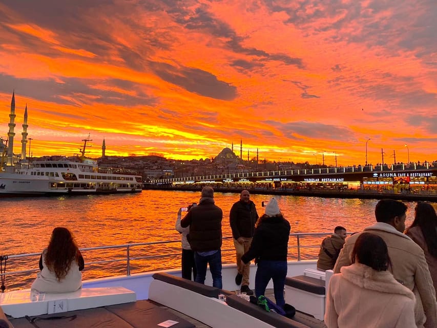 Istanbul: Bosphorus Sunset Yacht Cruise with Live Guide - Under the Bosphorus Bridge toward Arnavutköy