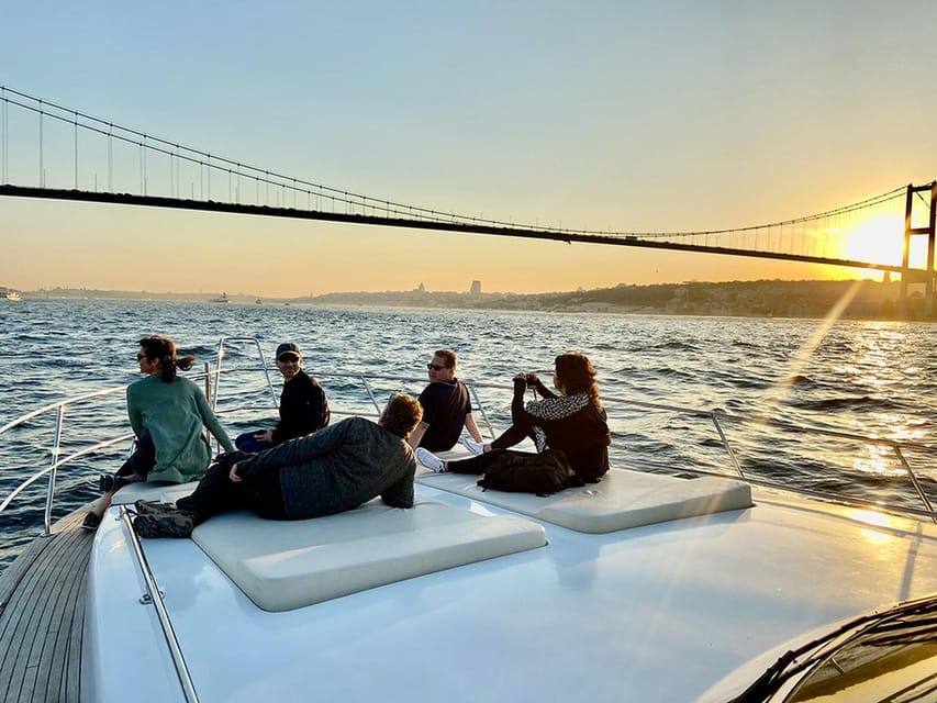 Istanbul: Bosphorus Yacht Cruise at Sunset with Snacks - The Guide and the Pace of the Commentary