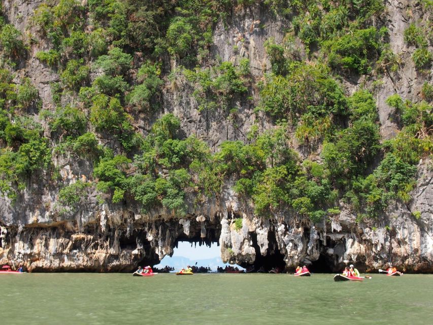 James Bond Island: Sightseeing Tour by Longtail Boat & Kayak - Wat Suwan Kuha and the reclining golden Buddha