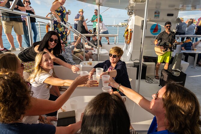 Key West Sunset Sail with Open Bar, Live Music and Hors D'oeuvres - Fort Zachary Taylor and Sunset Key