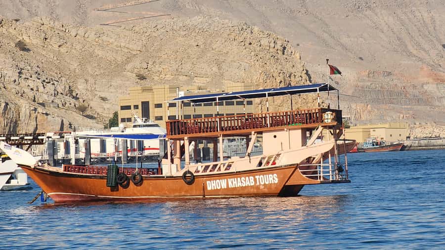 Khasab: Half-Day Dhow Cruise, Dolphin Watching, & Snorkeling - Dolphin Watching Near the Fishing Village