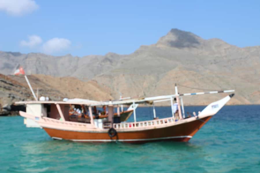 Khasab: Half-Day Dhow Cruise, Dolphin Watching, & Snorkeling - Setting Out on the Decorated Omani Dhow