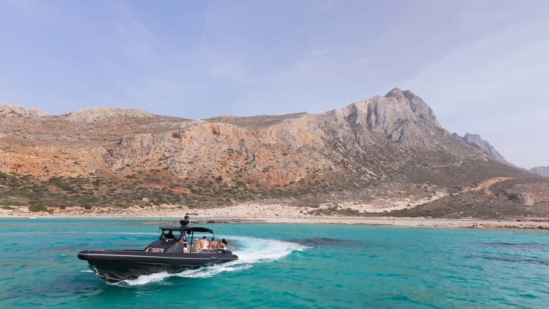 Kissamos: Small Group Speedboat Cruise to Balos & Gramvousa - Snacks, drinks, and what to pack