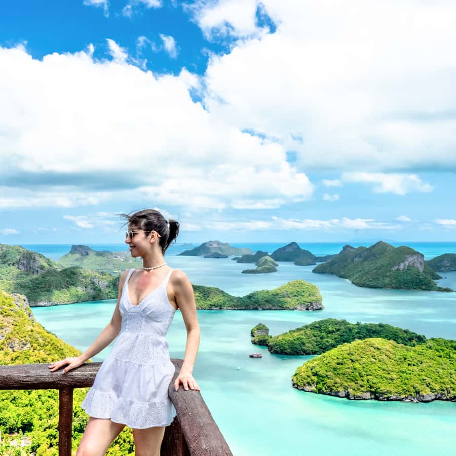 Koh Samui: Mu Ko Ang Thong Park Cruise with Kayaking Option - The boat ride to Wua Ta Lap