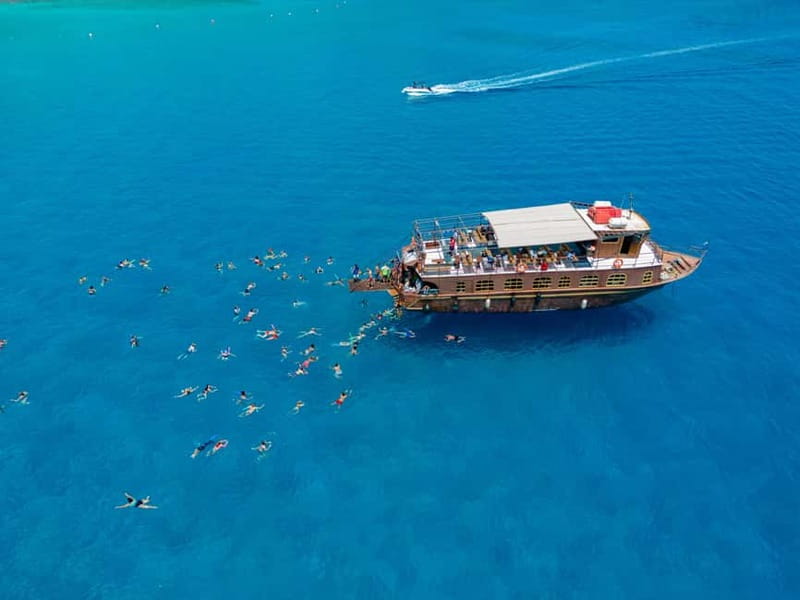Kolympia : Transfer & Cruise to Lindos with 3 Swimming Stops - The final swim at Tsambika Beach