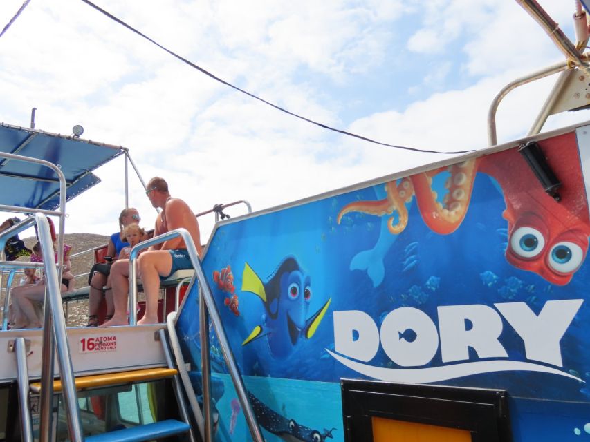 Kos Town: Glass-Bottom Boat Cruise with Swimming Stops - The Blue Lagoon swim near Pserimos