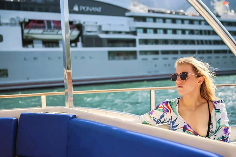 Kotor Bay: Full-Day Catamaran Cruise with Blue Cave Visit - From Kotor to Bijela, the first swim