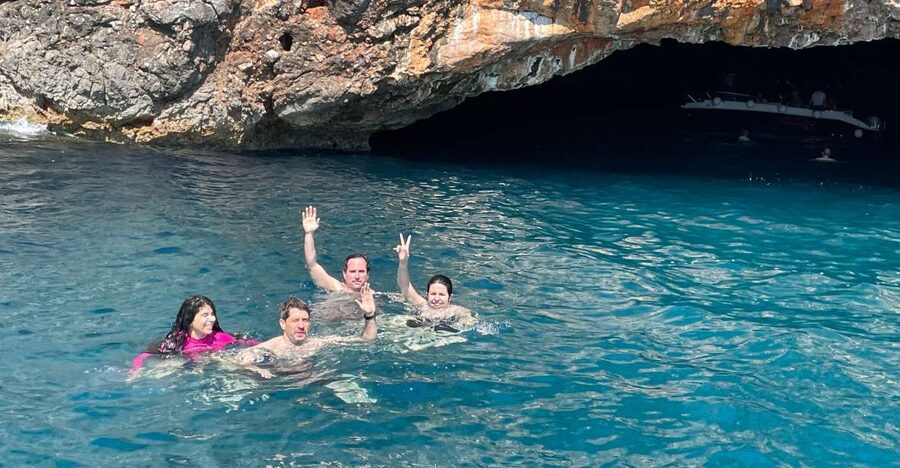 Kotor: Boat Cruise with Blue Cave Swim and Submarine Base - Mamula Island and a difficult wartime past