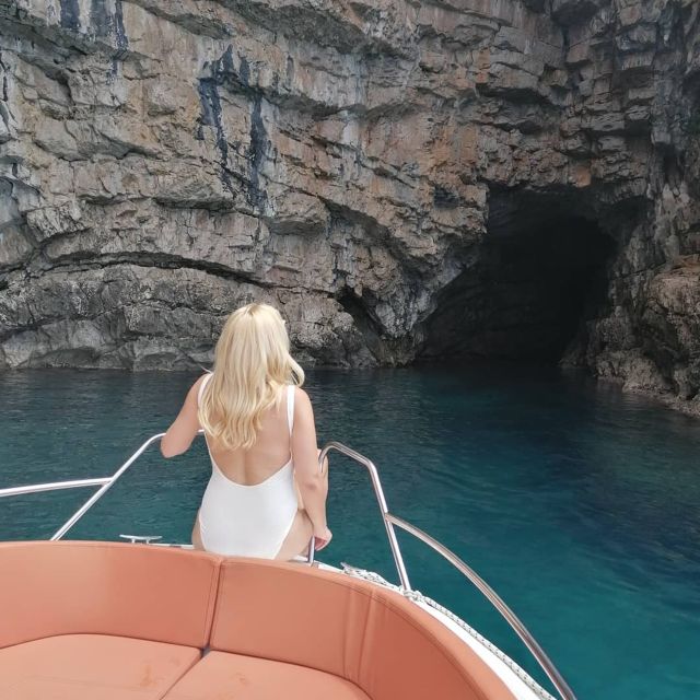 Kotor: Boat Cruise with Blue Cave Swim and Submarine Base - Swimming near the Blue Cave