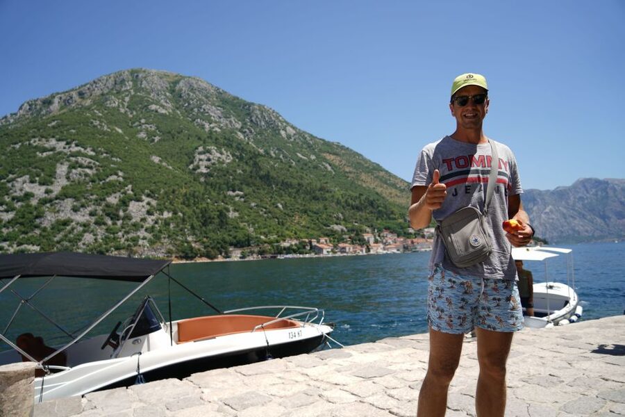 Kotor: Boat Cruise with Blue Cave Swim and Submarine Base - Perast, Tivat, Porto Montenegro, and Herceg Novi from the water