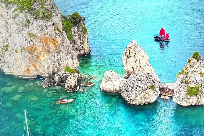 Krabi 4 Island Sunset Snorkeling Cruise + Bioluminescent Swim - Chicken Island: more time for swimming and water play