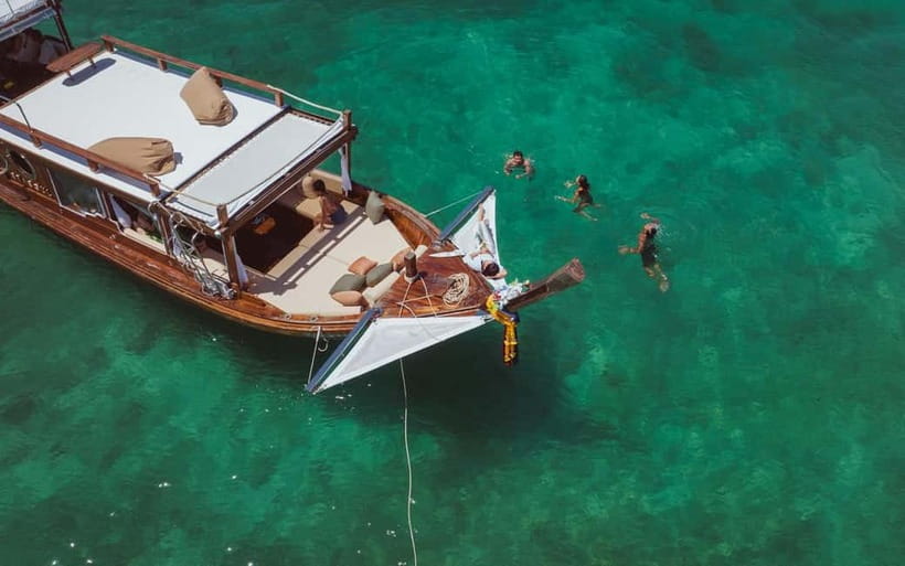 Krabi: 7 Island Tour by Luxury Longtail Boat with Snorkeling - Setting out past Railay Bay