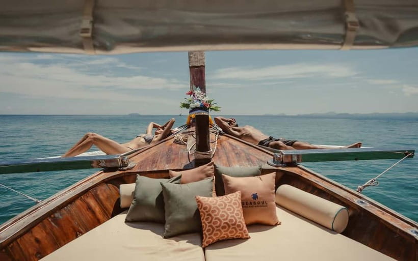 Krabi: 7 Island Tour by Luxury Longtail Boat with Snorkeling - Morning or sunset: choose the right mood