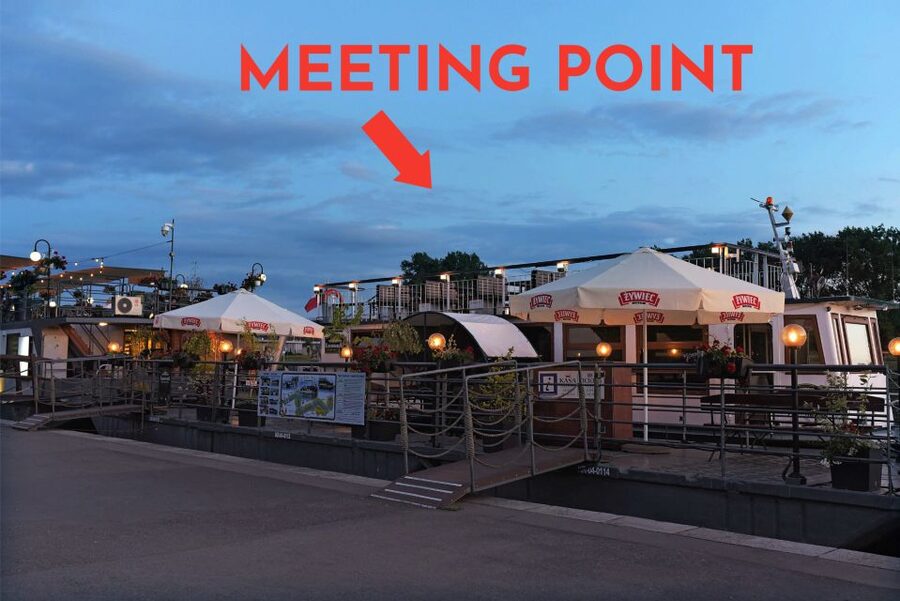 Krakow: 1-Hour Evening Vistula River Cruise - Finding the Aqua Fun harbor below Wawel Hill