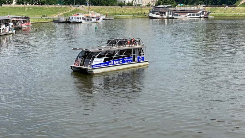 Krakow: Day or Night Vistula River Cruise with Audio Guide - Bernatek Footbridge and the riverside landmarks