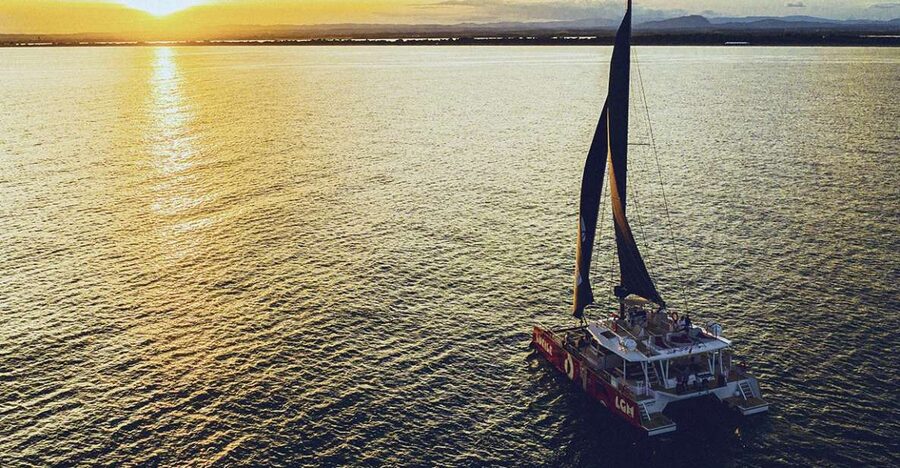 La Grande Motte: Camargue Sunset Catamaran Tour with a Drink - The welcome drink and tapenade set the tone