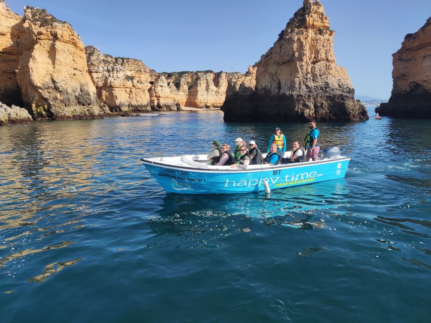 Lagos: Ponta da Piedade Rock Formations Guided Boat Tour - The 75-minute route from marina to cliffs