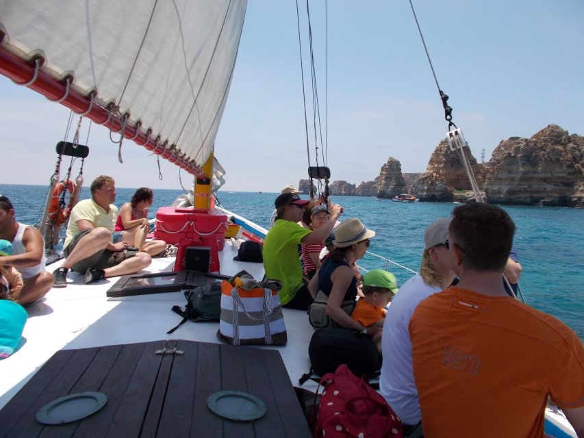 Lagos: Ponta Piedade Sail & Caves Cruise w/Portuguese Tapas - Swimming in the Atlantic