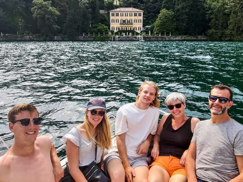 Lake Como: 2h Shared Boat Tour with Wine Tasting - Torno, Villa Pliniana, and the swim break